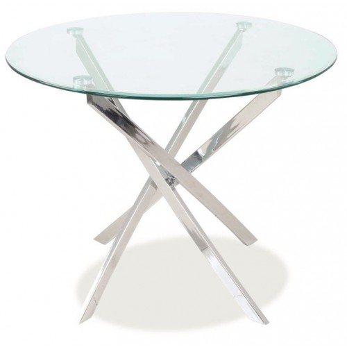 Apaļš stikla galds AGIS Apaļš stikla galds AGIS